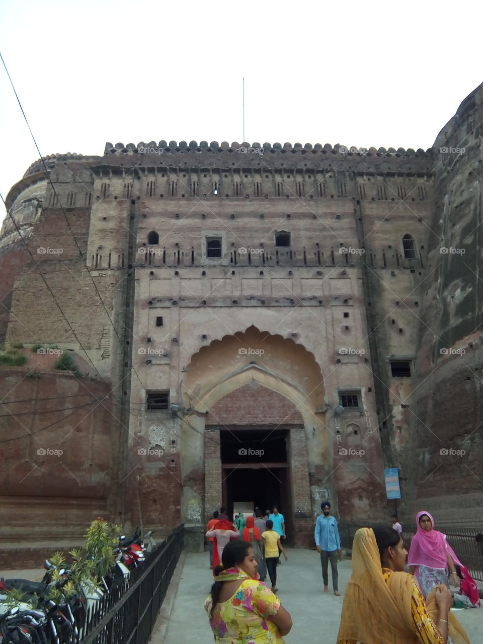main door of ancient fort of Bathinda city- a monument protected by Govt Of India- inner part