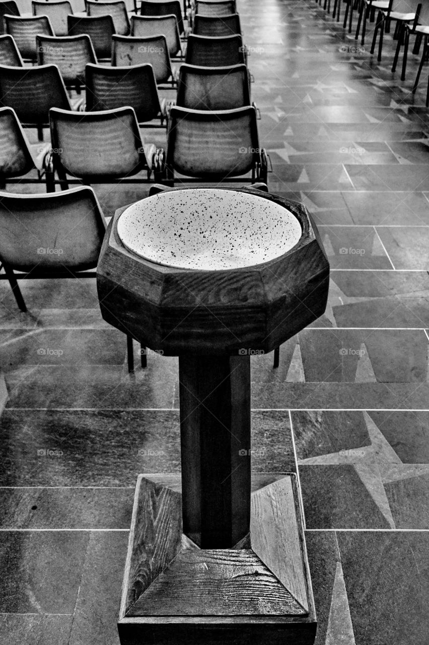 Interior view of a church