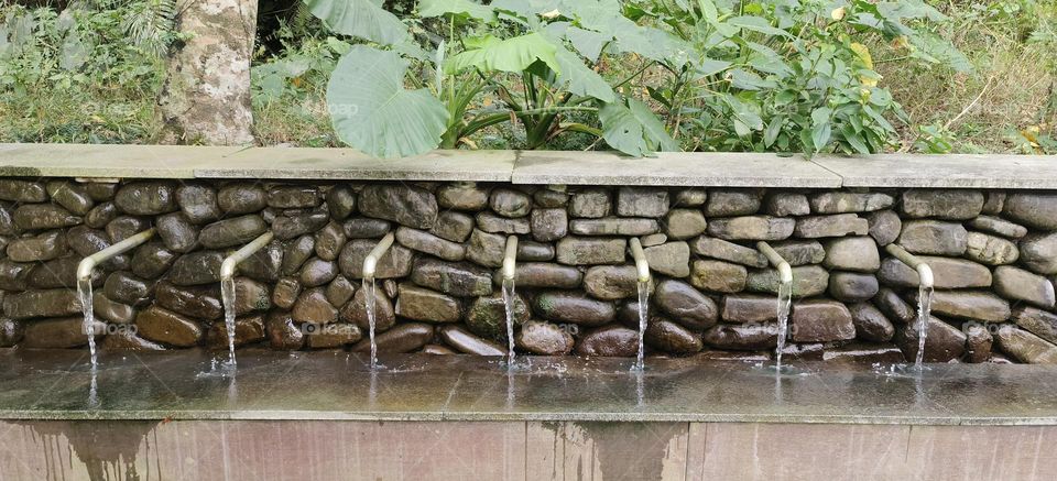 Shuangliu Recreation Area, mountain spring water