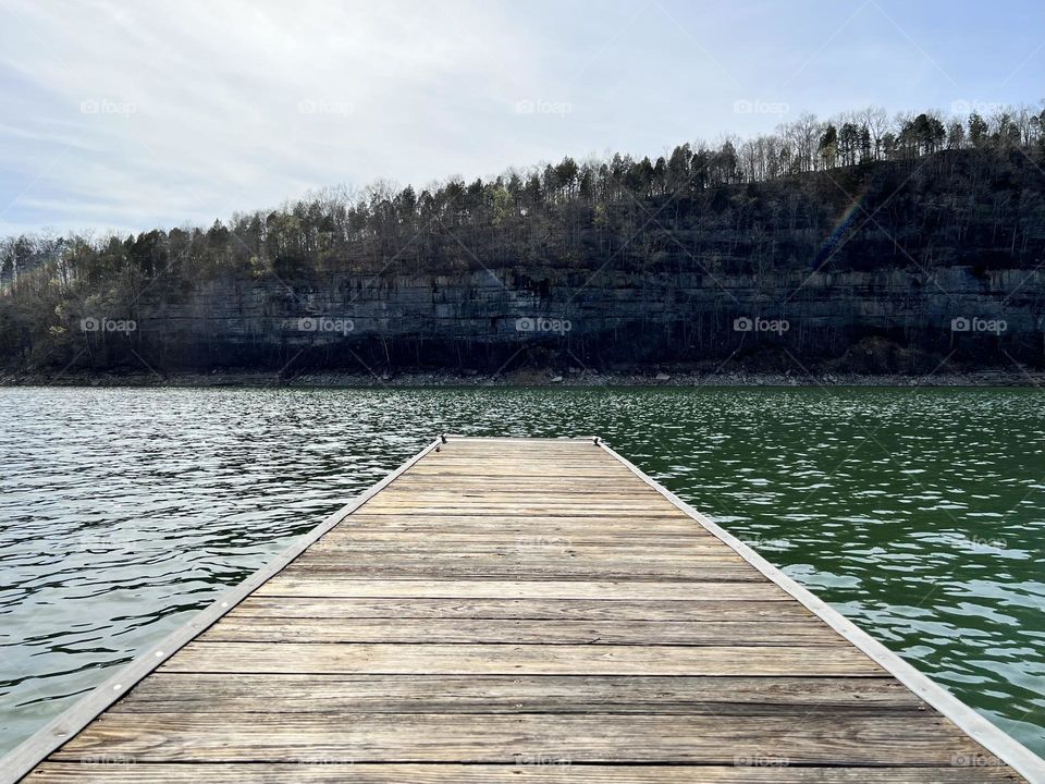 Winter views from the dock 