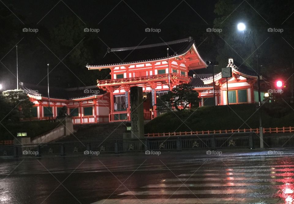 Gion Kyoto Japan at night 