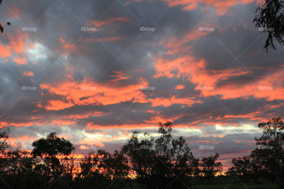 Fiery Sunset, Australia