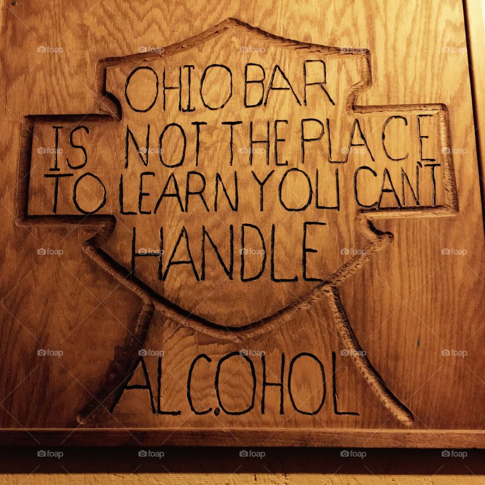 Ohio Bar Sign