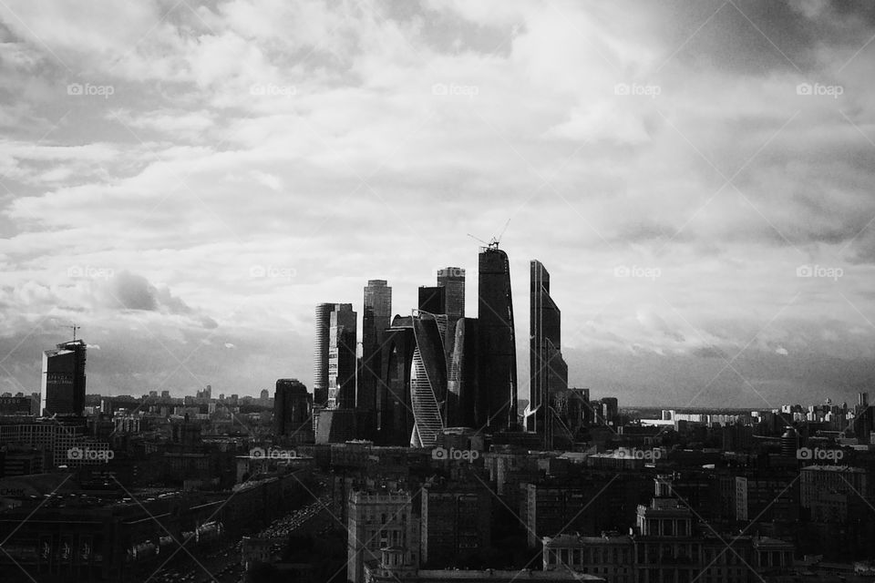 Cityscape against sky