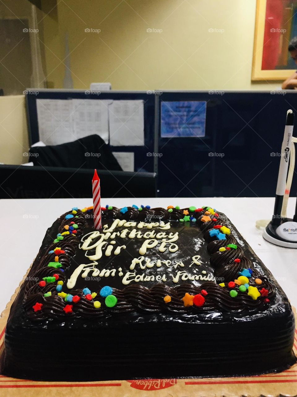 Celebrating our co-worker’s Birthdays, having a simple cake would be more valuable for them as an employee 