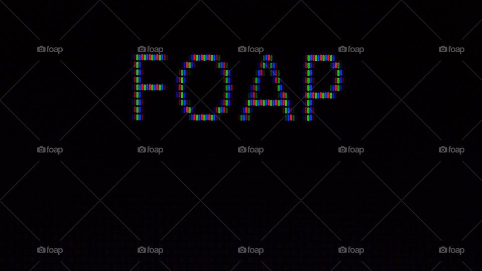 Foap name in pixels, square shaped pixels, colourful pixels, rectangle shaped pixels, Foap, Foap name