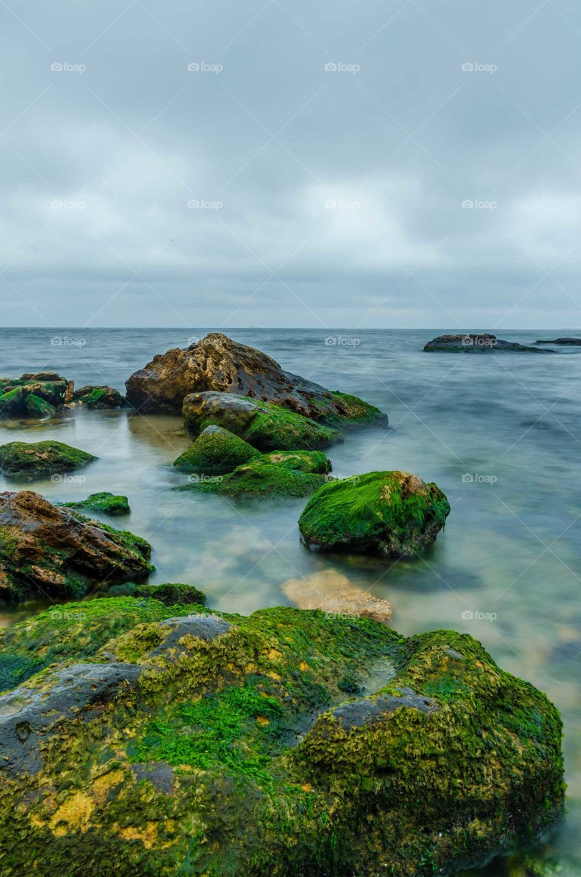 seascape in the autumn season