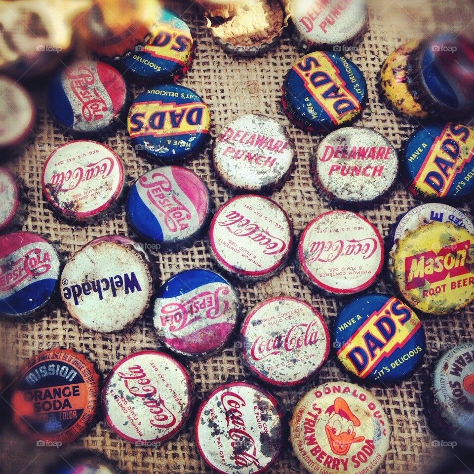 Bottle caps vintage