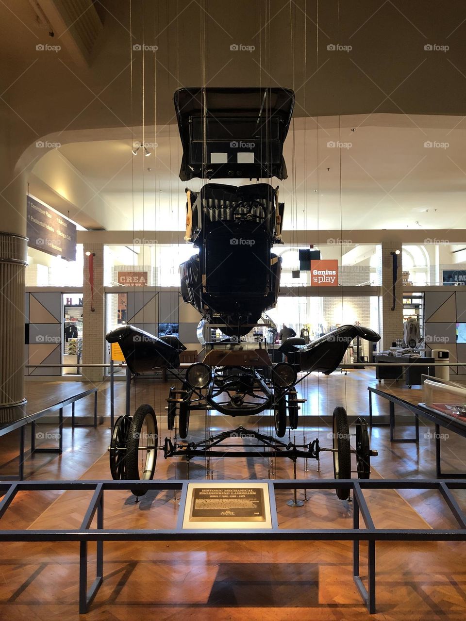 the Henry Ford - Deconstructed Model T Ford Front View