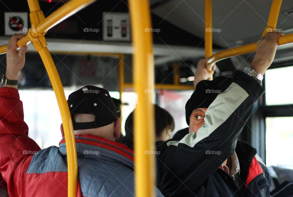 People in the bus