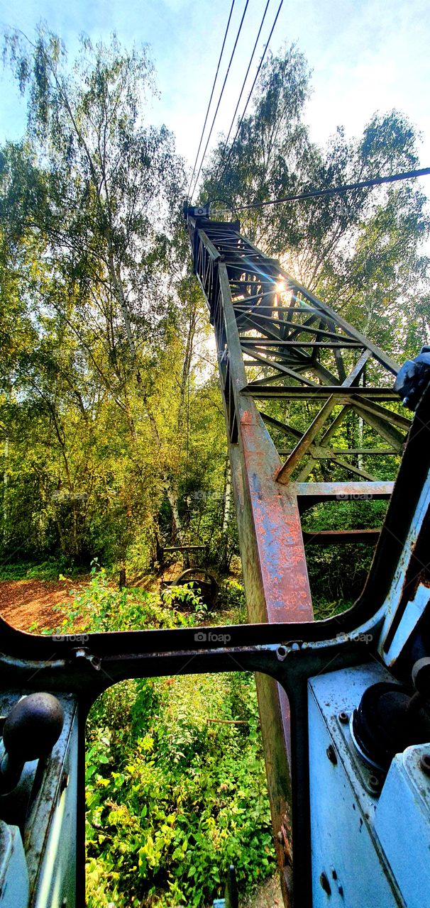 Excavator Driver's Seat view