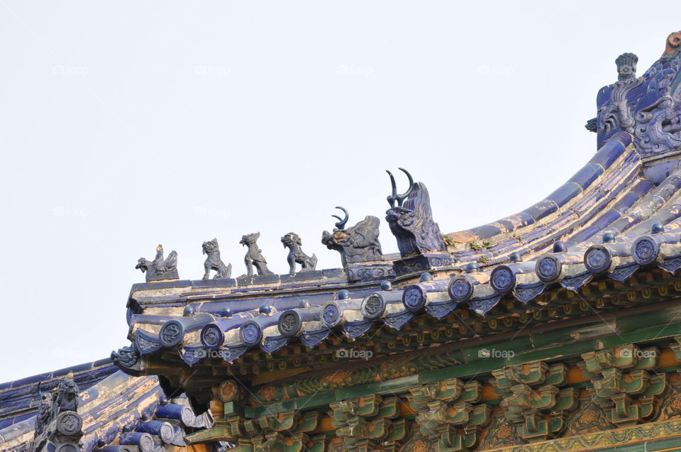Fine details of Chinese architecture