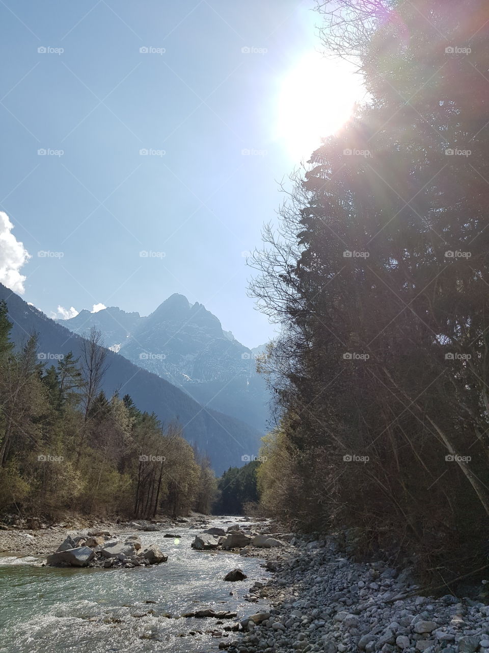 Berge - Fluss - Sonne💧🌾🌳🍃☀️