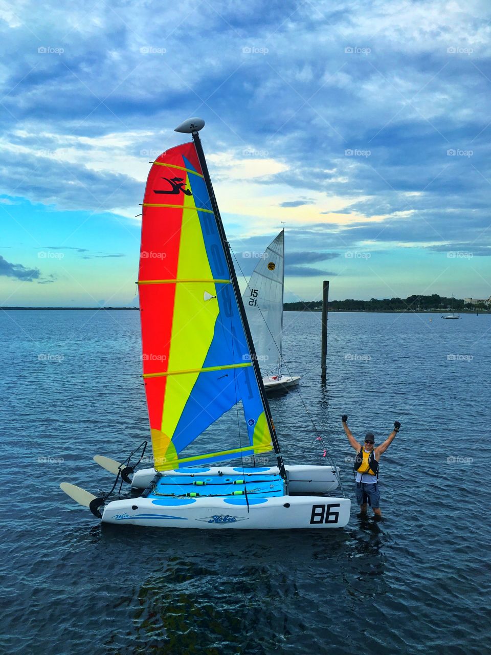 Before the Sailboat race