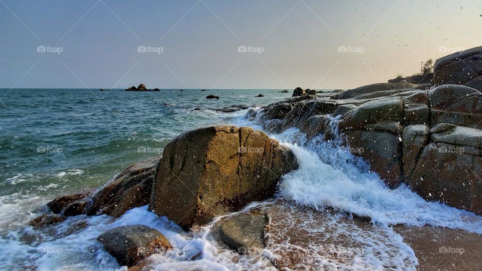 Sea view in Long Hai, Vietnam 