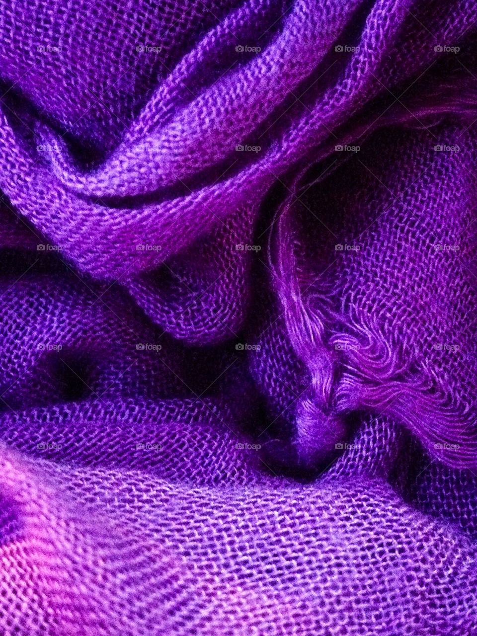 Purple scarf