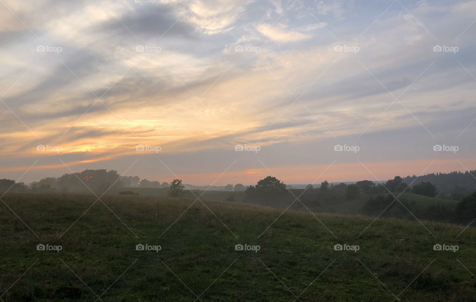 Dusk, Skåne, Sweden