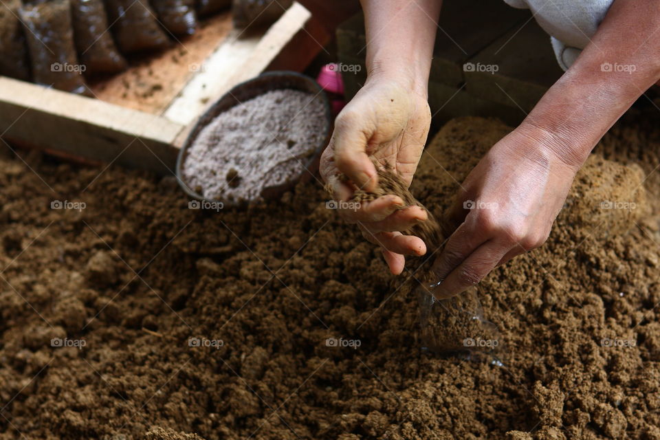 working hands