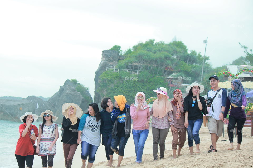 indrayanti beach of midle java