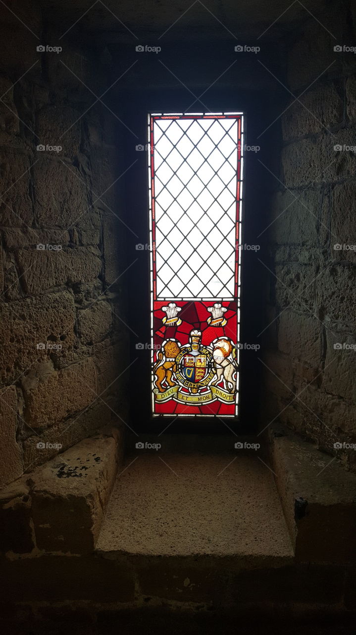 Caernarfon castle Eagle Tower window