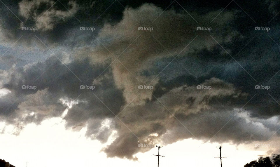 sky gray rain cloud by carinafox5