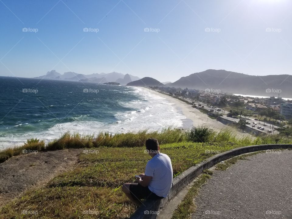 Mirante da praia de Piratininga.