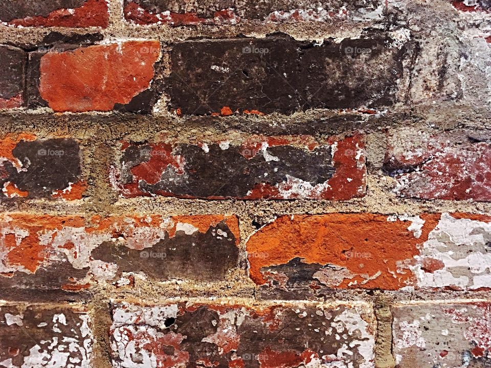 Old dirty brick wall.