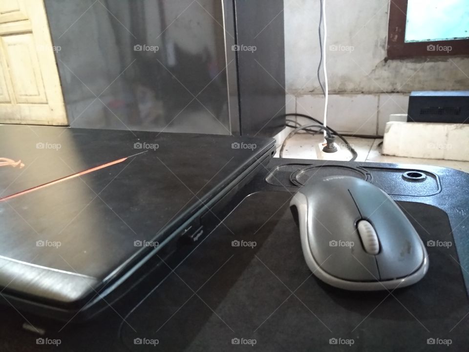Computer mouse inside room