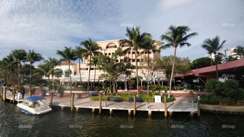 South Florida from the water