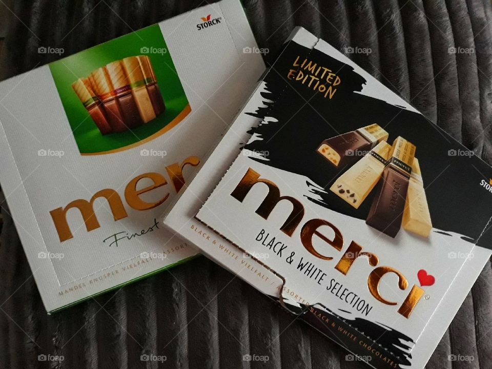 Merci chocolate moment