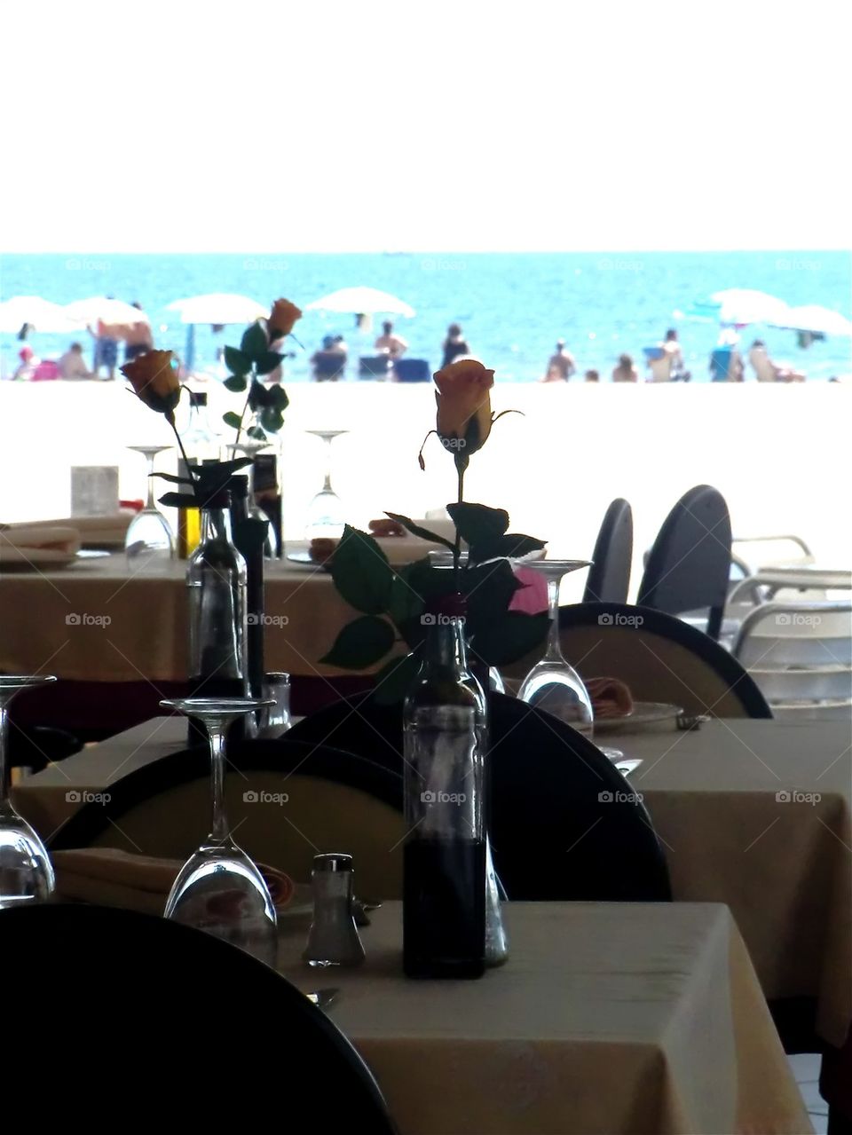 Restaurant by the beach