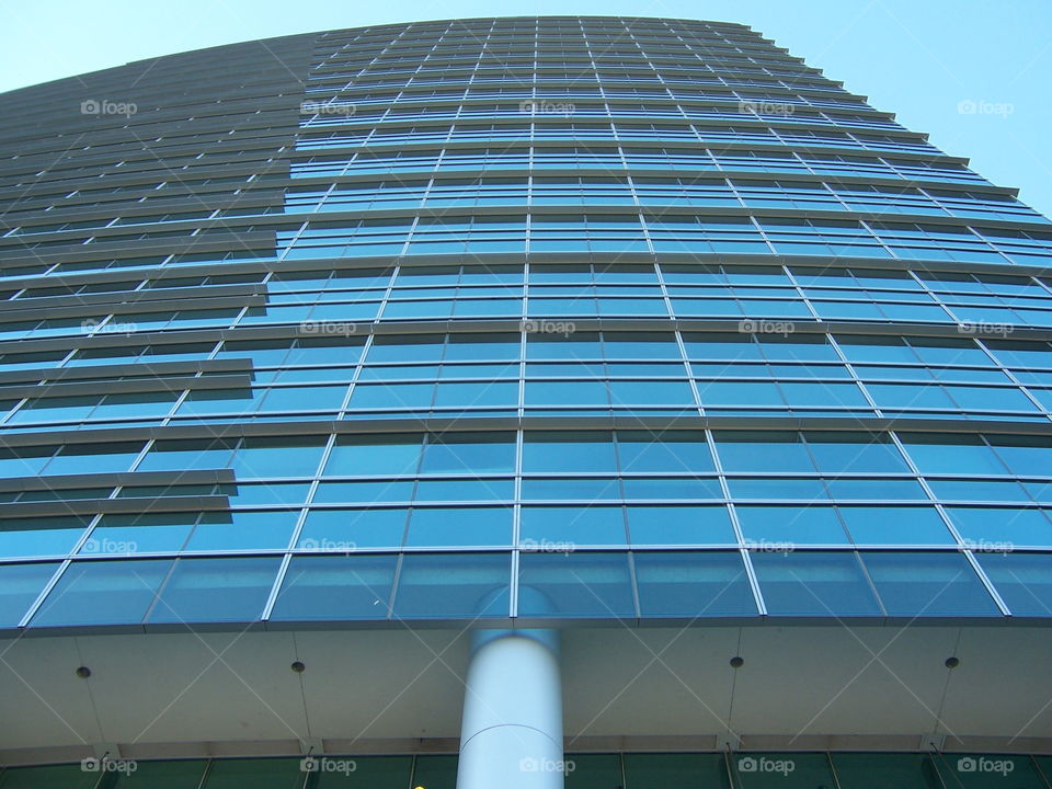 office building. office building along the Sacramento River walk