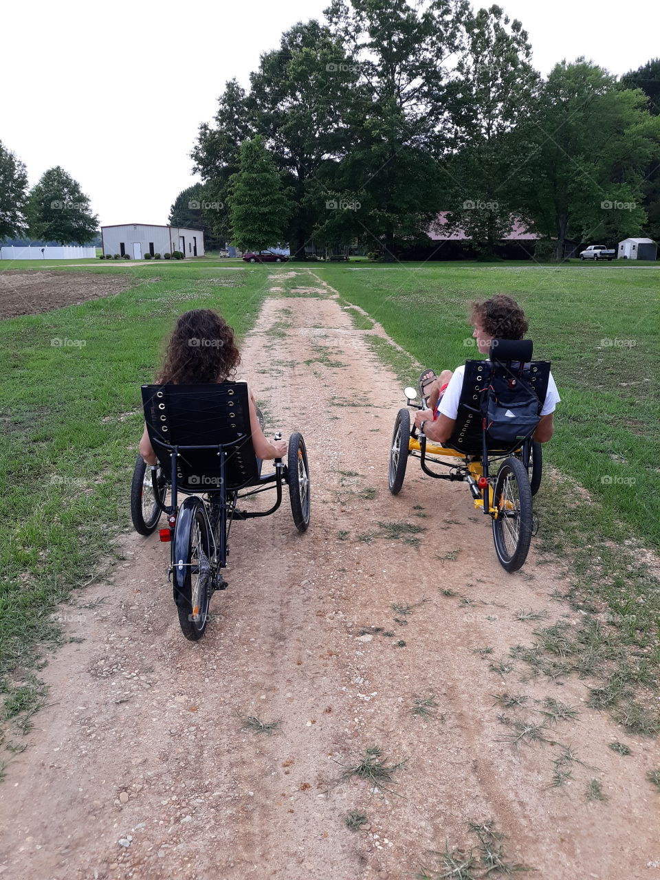 First time on a recumbent tricycle