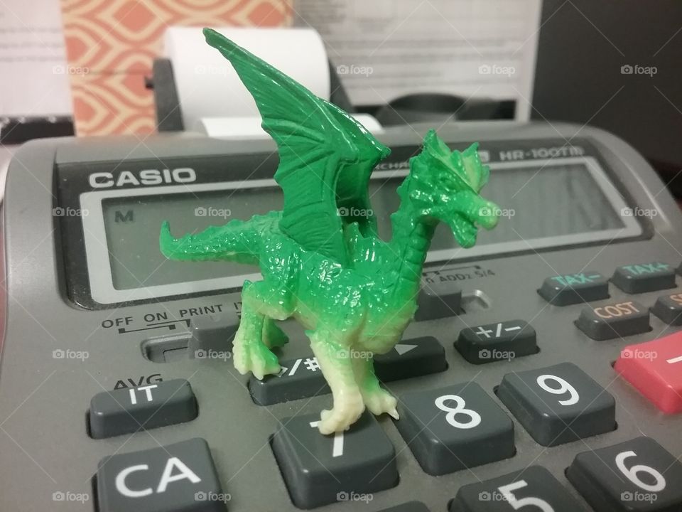 office working dragon