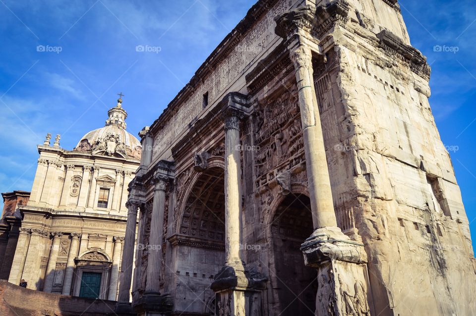 Arco de Septimio Severo, Roma, Italy
