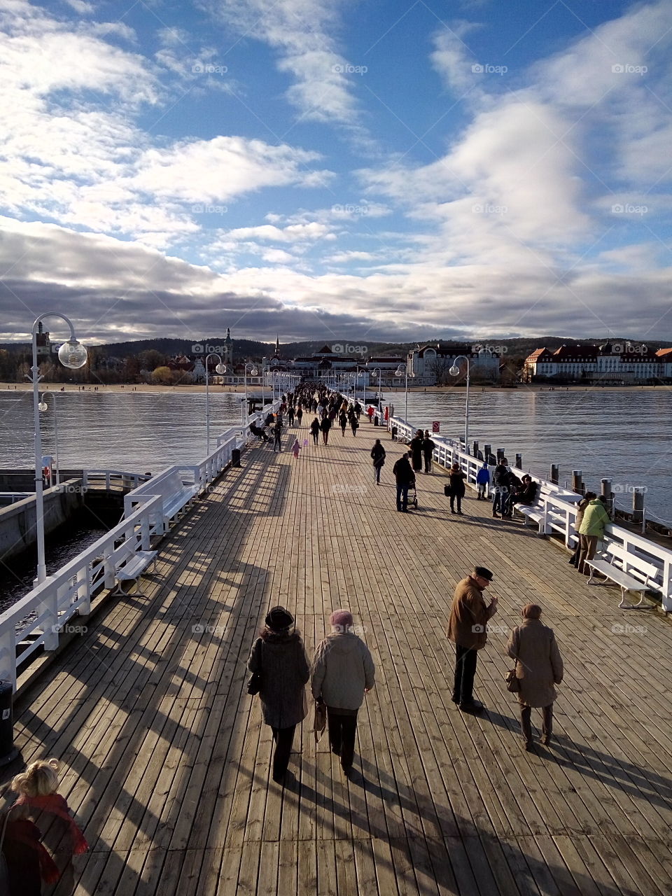 Long pier in Sopot 