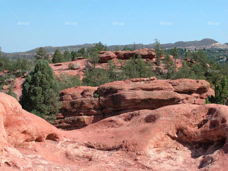 Rock formations, Colorado Springs, CO