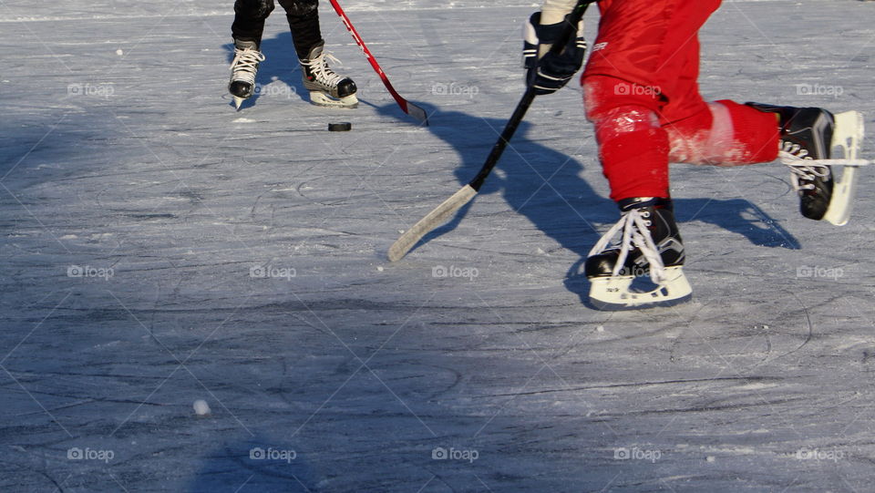 Ice hockey, Malmö, Sweden.