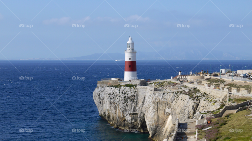 cliff light house by iodon