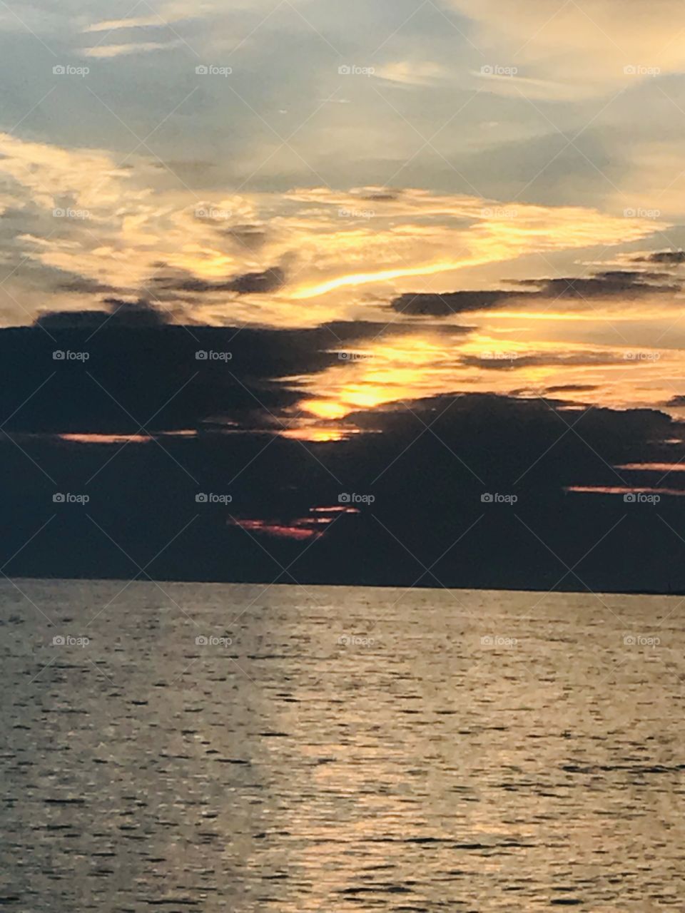 Evening crystal coast NC sunset 