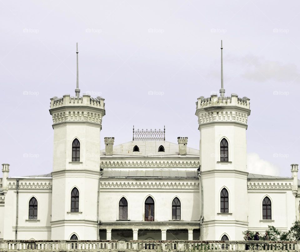 The White Castle is waiting for its tourists. Ukraine.