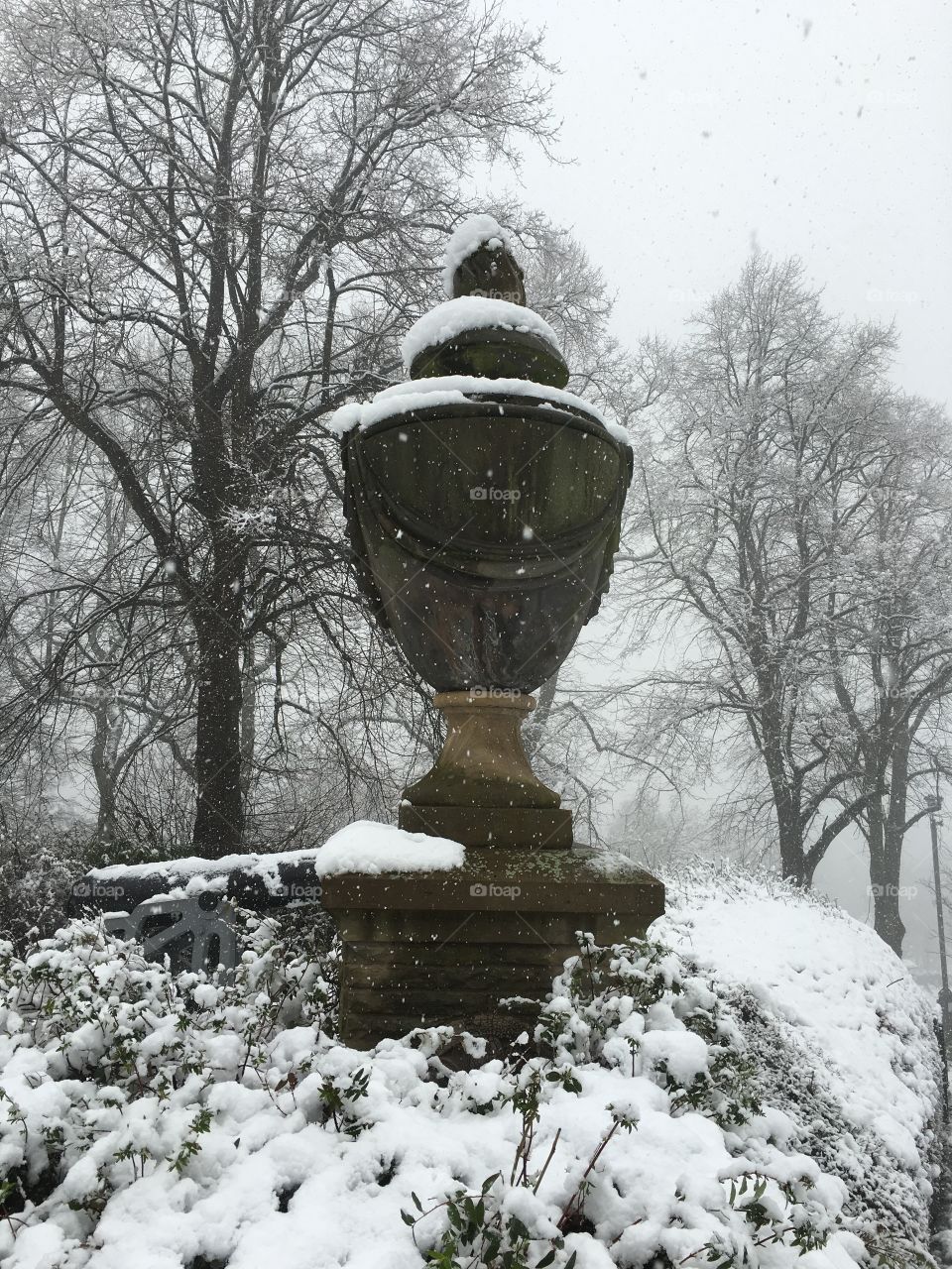 Lamp at Vernon park in Stockport
