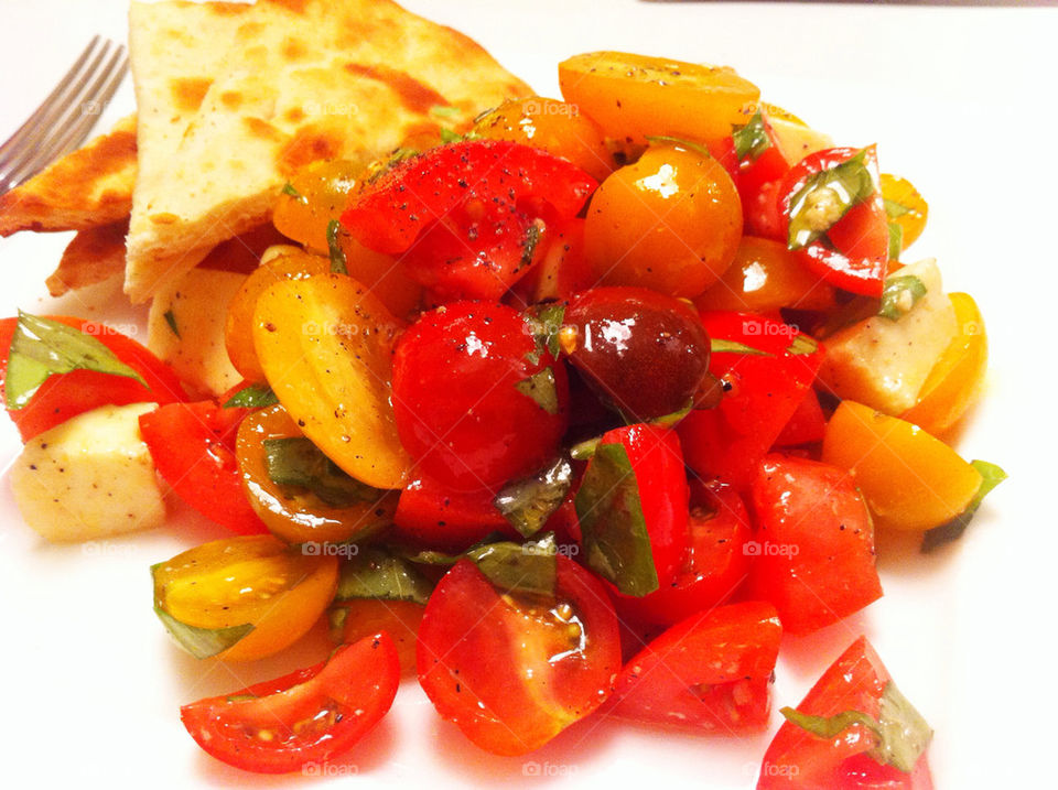 food summer tomato salad by percypiglet