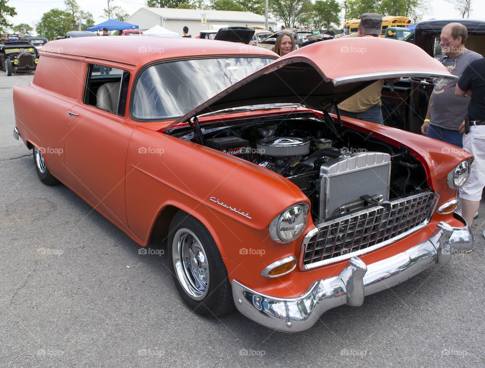 old cars. at the car show 