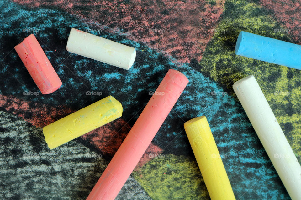 Colourful Chalk