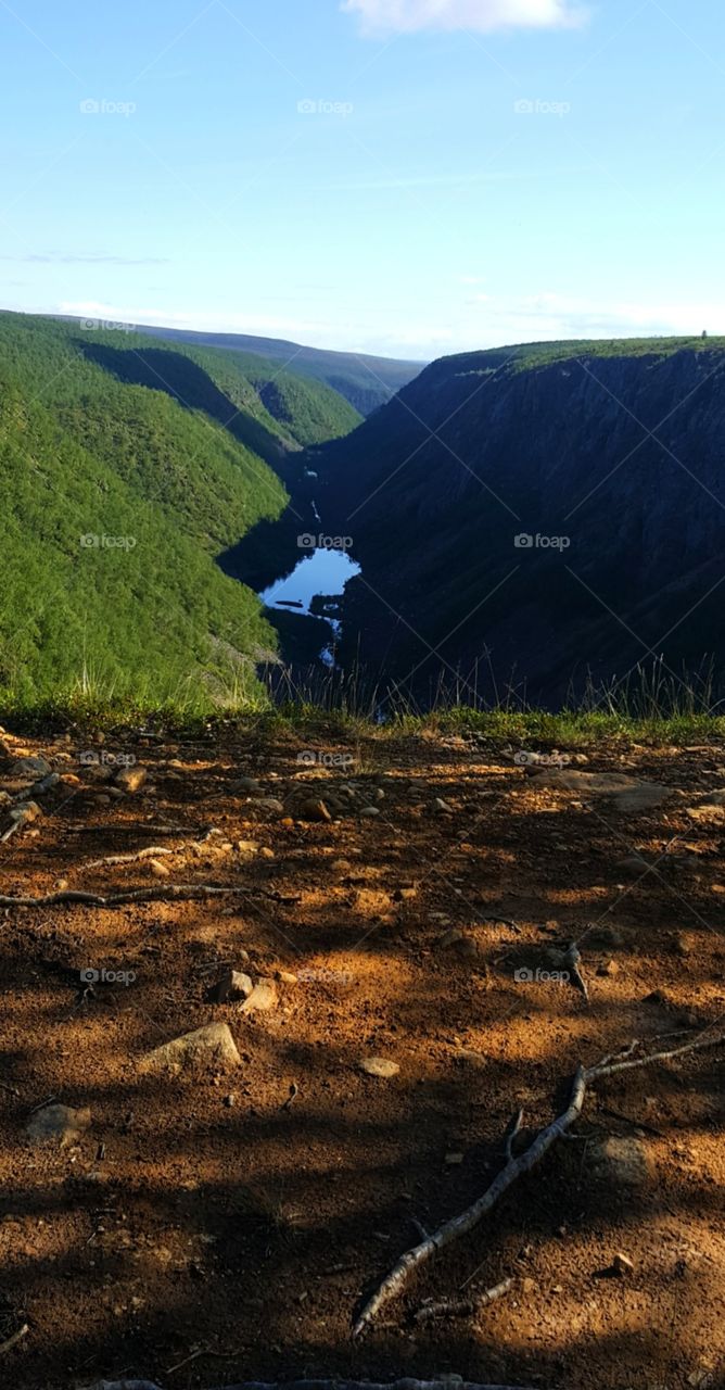 Nature of finnish Lapland