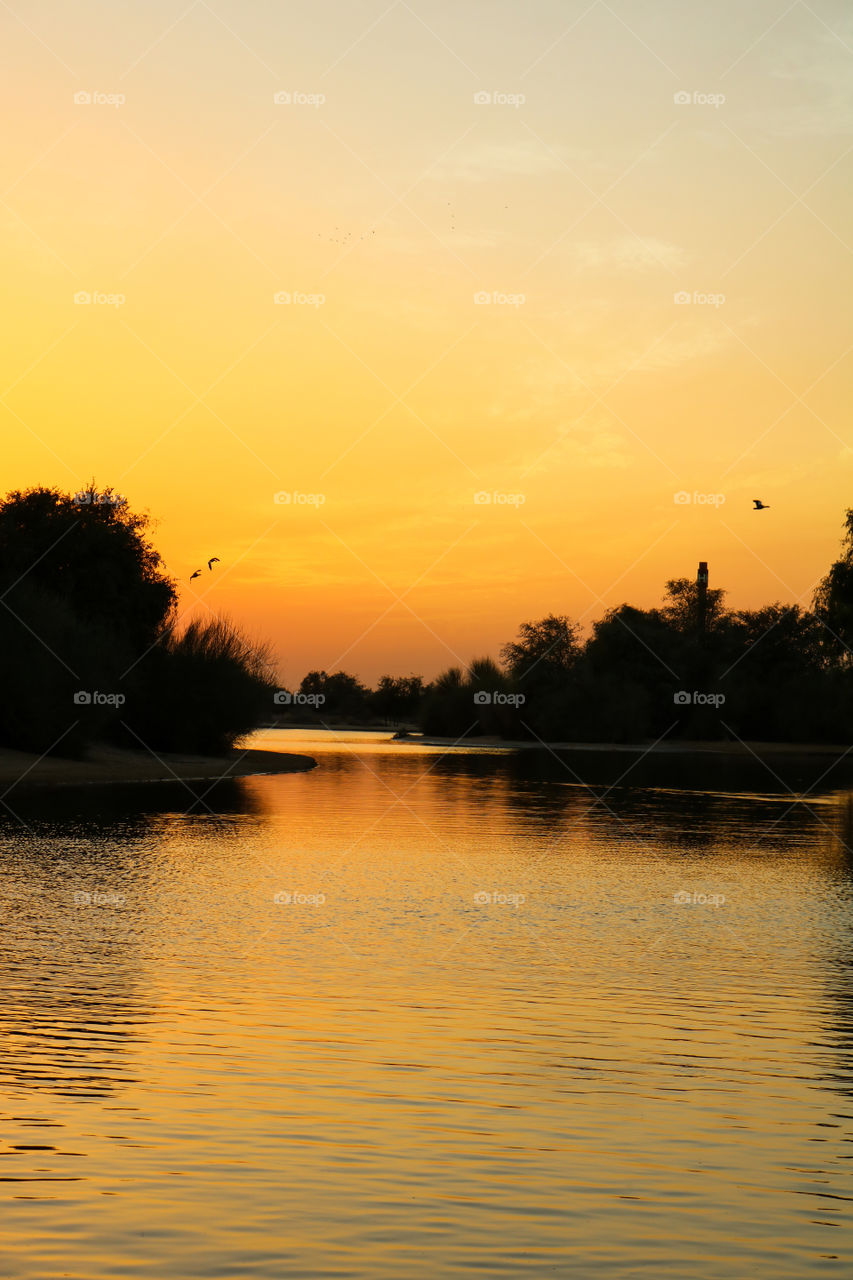 Sunset at the Lake