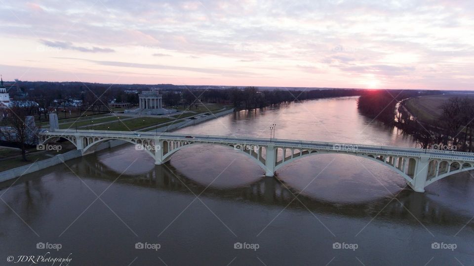 Vincennes Indiana River Walk. 