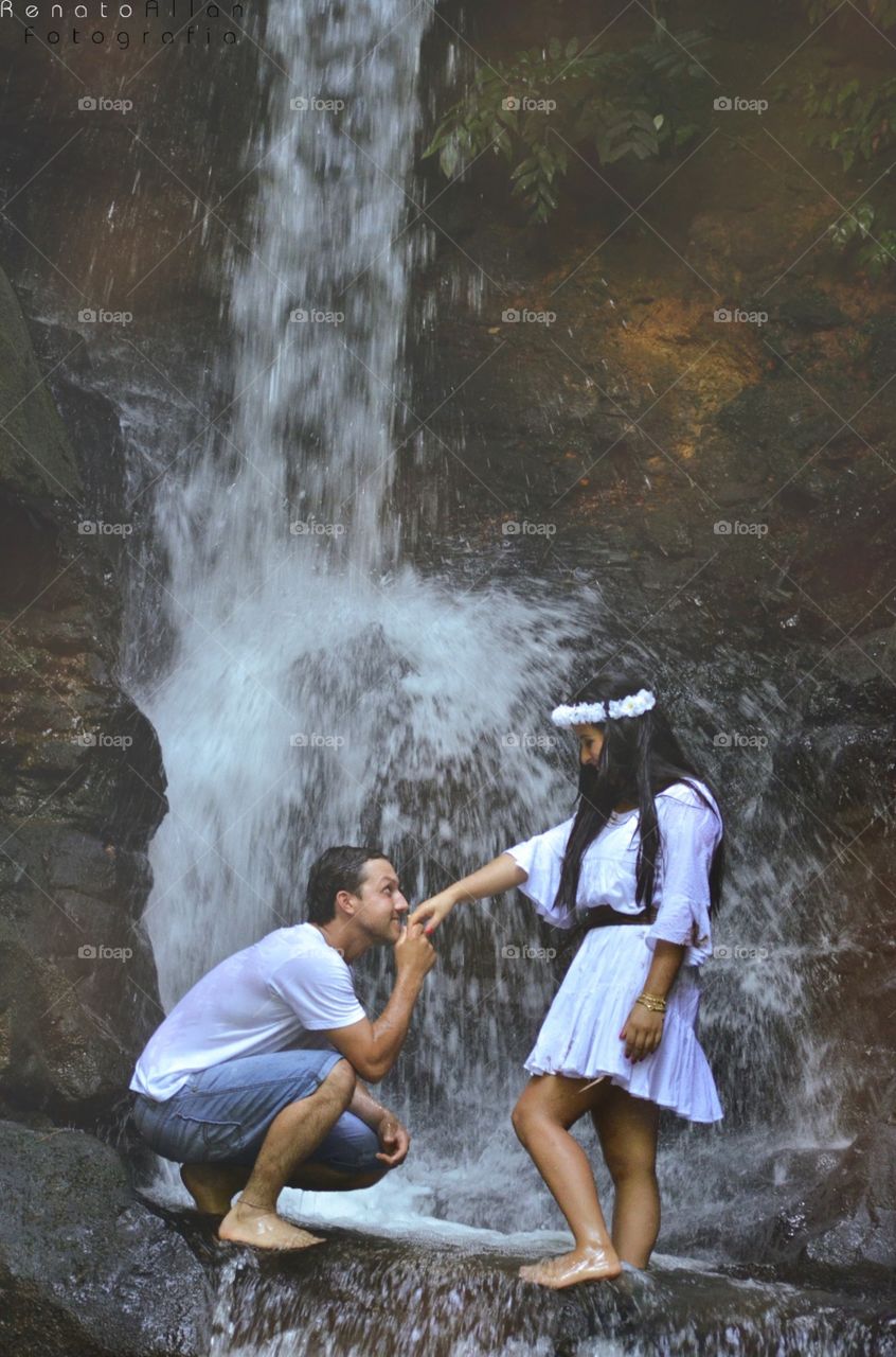 People, Water, Adult, Waterfall, Outdoors