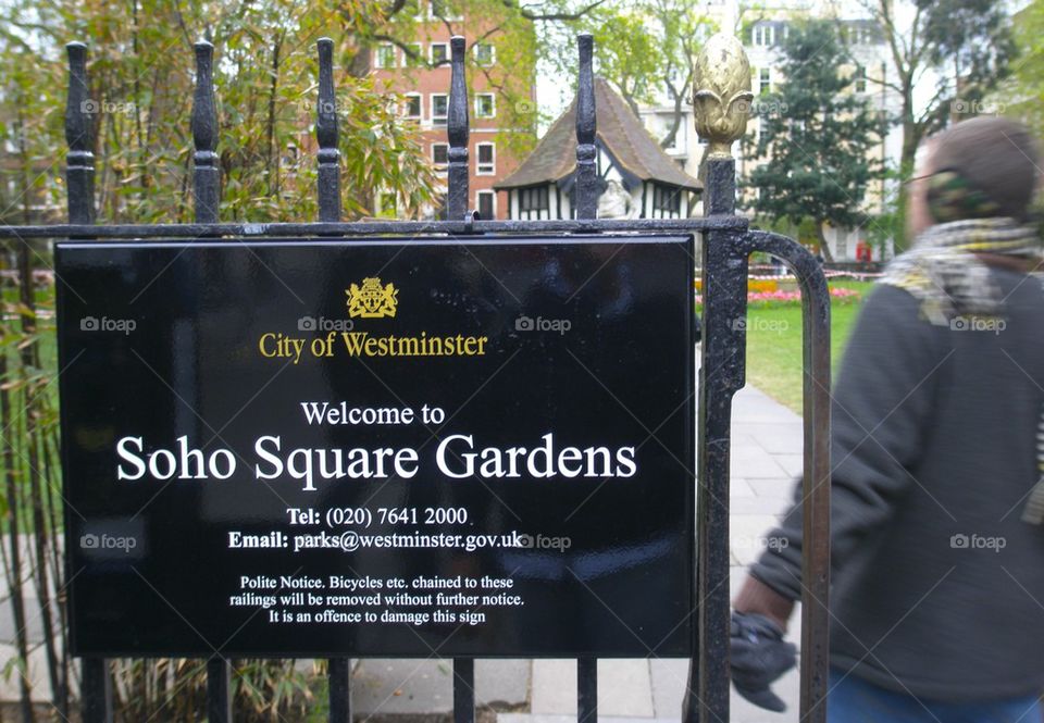 THE SOHO SQUARE GARDEN LONDON, ENGLAND